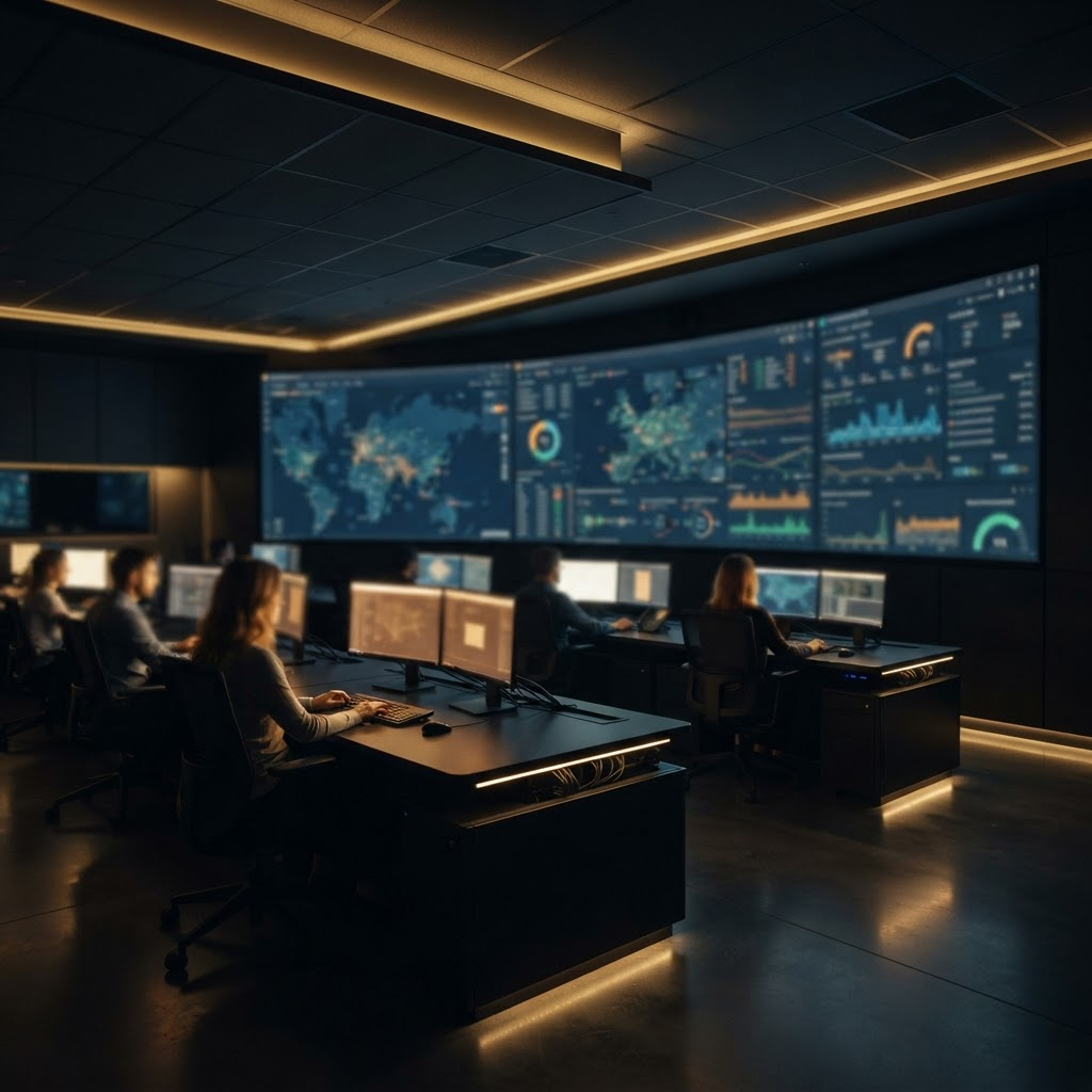 SAI2SHI network operations center monitoring client systems around the clock